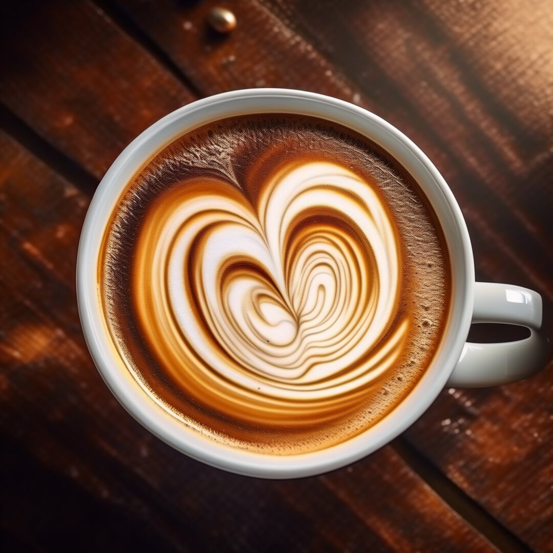 拿铁咖啡拉花